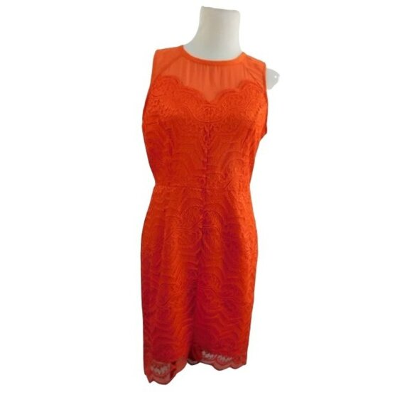 Adelynrae Adelyn Rae Size L Large Red Lace SEXY Evening Cocktail Dress NWT - Picture 1 of 2